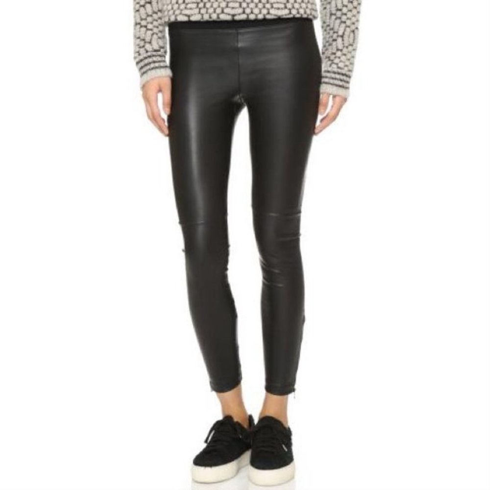 David Lerner | Gemma Vegan Faux Leather Leggings NWT